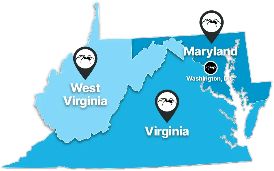 PMSI Service Area Map Mid-Atlantic Region
