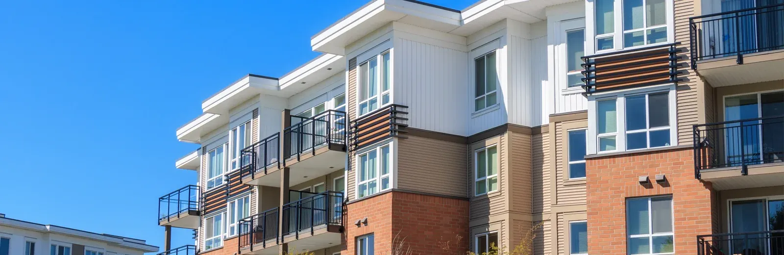 apartment buildings