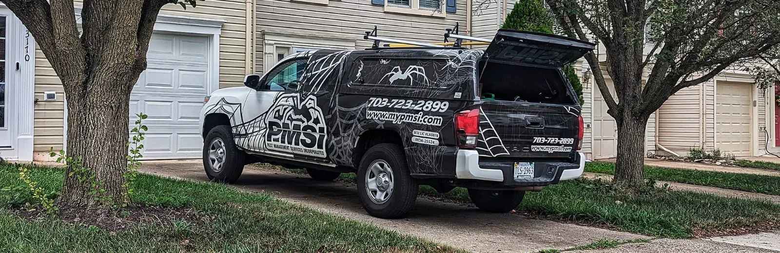 PMSI truck in driveway